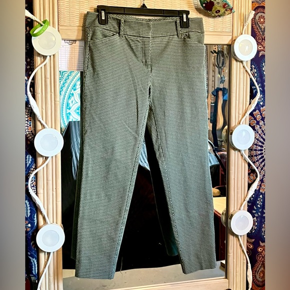 New York & Company Polka Dot Ankle Pants - Picture 5 of 7